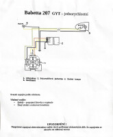 Elektroinstalace Babetta 207 - Gyt